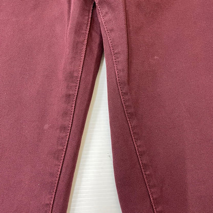 【中古品】【メンズ/レディース】 STUSSY ステューシー CLASSIC JEAN WASHED CANVAS 116659 ウオッシュドキャンバスコットン ストレートレッグジーン ボトムス デニムパンツ 153-250701-kk-19-tei サイズ：28 カラー：WINE 万代Net店