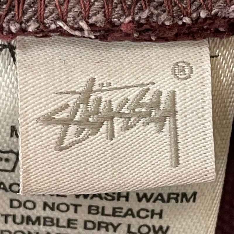【中古品】【メンズ/レディース】 STUSSY ステューシー CLASSIC JEAN WASHED CANVAS 116659 ウオッシュドキャンバスコットン ストレートレッグジーン ボトムス デニムパンツ 153-250701-kk-19-tei サイズ：28 カラー：WINE 万代Net店