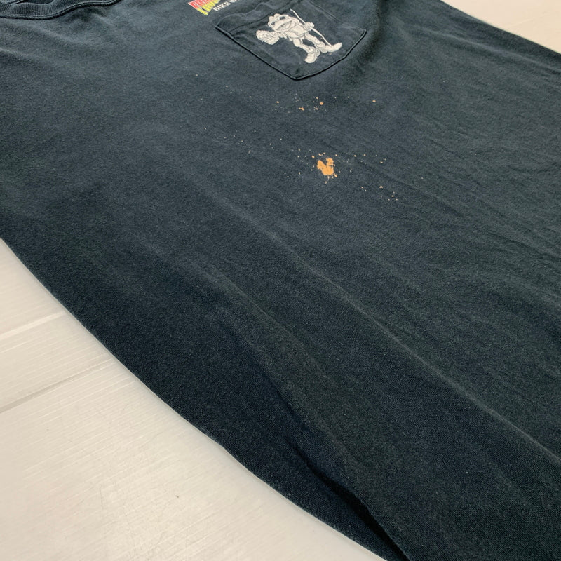 【中古品】【メンズ】 ANVIL アンビル 00’s FROGGY'S SALOON BIKE WEEK TEE 2000年代 フロッギーズ・サルーン バイクウィーク Tシャツ 半袖 トップス USA製 145-260806-yo-03-tei サイズ：XL カラー：ブラック 万代Net店