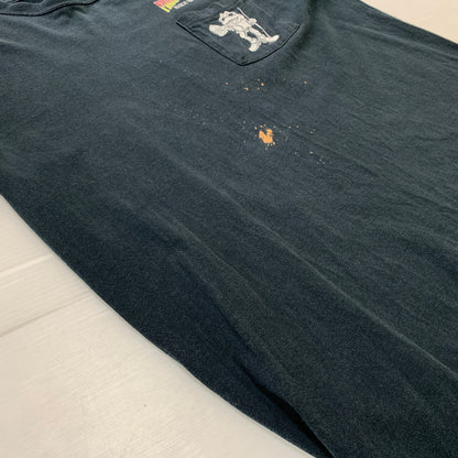 【中古品】【メンズ】 ANVIL アンビル 00’s FROGGY'S SALOON BIKE WEEK TEE 2000年代 フロッギーズ・サルーン バイクウィーク Tシャツ 半袖 トップス USA製 145-260806-yo-03-tei サイズ：XL カラー：ブラック 万代Net店