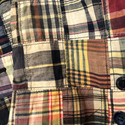 【中古品】【メンズ】 ALLEN COLLINS アレン・コリンズ 70's TWEED PATCHWORK BLAZER VINTAGE 70年代 ツイード パッチワークブレザー ヴィンテージ 145-250702-kk-19-tei サイズ：表記不明 下記参照 カラー：マルチカラー 万代Net店