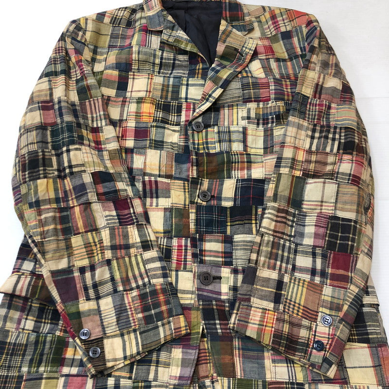 【中古品】【メンズ】 ALLEN COLLINS アレン・コリンズ 70's TWEED PATCHWORK BLAZER VINTAGE 70年代 ツイード パッチワークブレザー ヴィンテージ 145-250702-kk-19-tei サイズ：表記不明 下記参照 カラー：マルチカラー 万代Net店