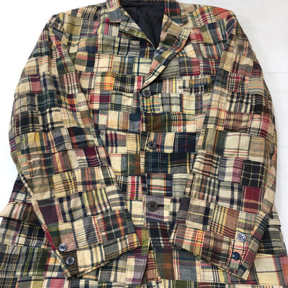 【中古品】【メンズ】 ALLEN COLLINS アレン・コリンズ 70's TWEED PATCHWORK BLAZER VINTAGE 70年代 ツイード パッチワークブレザー ヴィンテージ 145-250702-kk-19-tei サイズ：表記不明 下記参照 カラー：マルチカラー 万代Net店