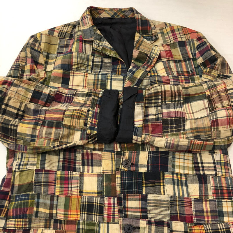 【中古品】【メンズ】 ALLEN COLLINS アレン・コリンズ 70's TWEED PATCHWORK BLAZER VINTAGE 70年代 ツイード パッチワークブレザー ヴィンテージ 145-250702-kk-19-tei サイズ：表記不明 下記参照 カラー：マルチカラー 万代Net店