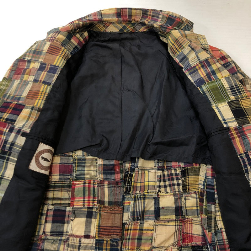 【中古品】【メンズ】 ALLEN COLLINS アレン・コリンズ 70's TWEED PATCHWORK BLAZER VINTAGE 70年代 ツイード パッチワークブレザー ヴィンテージ 145-250702-kk-19-tei サイズ：表記不明 下記参照 カラー：マルチカラー 万代Net店