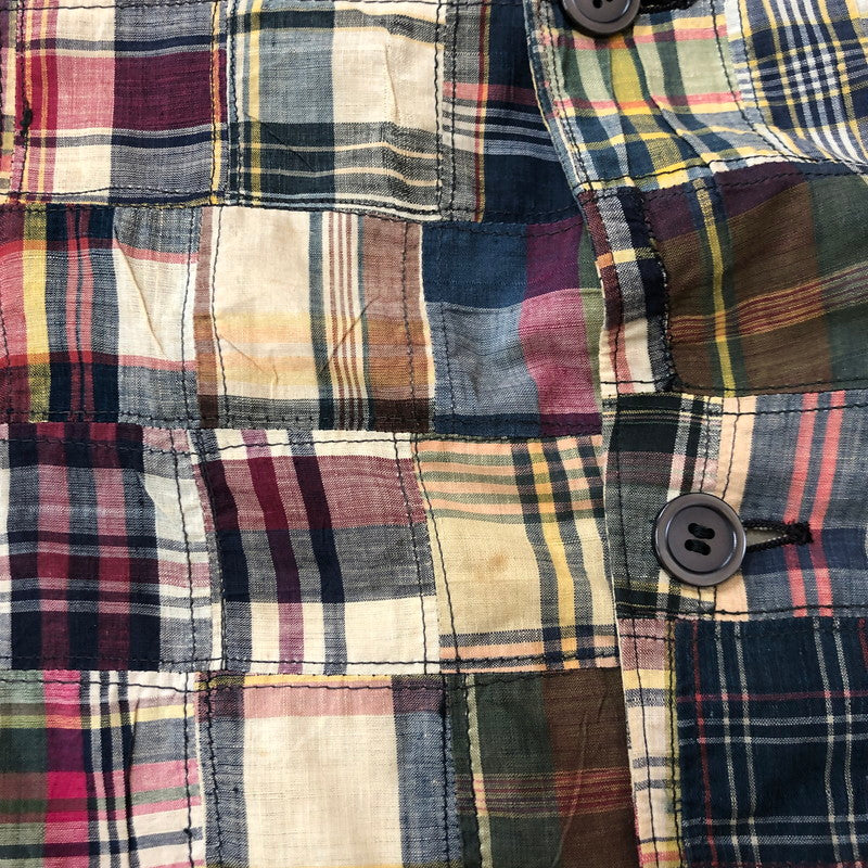 【中古品】【メンズ】 ALLEN COLLINS アレン・コリンズ 70's TWEED PATCHWORK BLAZER VINTAGE 70年代 ツイード パッチワークブレザー ヴィンテージ 145-250702-kk-19-tei サイズ：表記不明 下記参照 カラー：マルチカラー 万代Net店