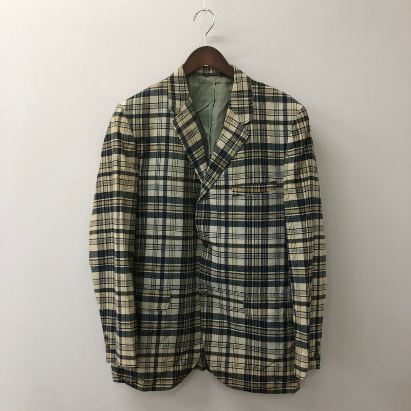 【中古品】【メンズ】 BROWN BROS. ブラウン・ブラザーズ 3B CHECK TAILORED JACKET 3B チェック テーラードジャケット トップス 145-250702-kk-18-tei サイズ：表記不明 下記参照 カラー：マルチカラー 万代Net店