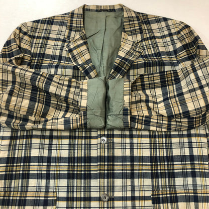 【中古品】【メンズ】 BROWN BROS. ブラウン・ブラザーズ 3B CHECK TAILORED JACKET 3B チェック テーラードジャケット トップス 145-250702-kk-18-tei サイズ：表記不明 下記参照 カラー：マルチカラー 万代Net店