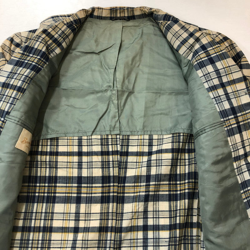 【中古品】【メンズ】 BROWN BROS. ブラウン・ブラザーズ 3B CHECK TAILORED JACKET 3B チェック テーラードジャケット トップス 145-250702-kk-18-tei サイズ：表記不明 下記参照 カラー：マルチカラー 万代Net店