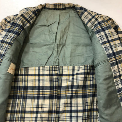 【中古品】【メンズ】 BROWN BROS. ブラウン・ブラザーズ 3B CHECK TAILORED JACKET 3B チェック テーラードジャケット トップス 145-250702-kk-18-tei サイズ：表記不明 下記参照 カラー：マルチカラー 万代Net店