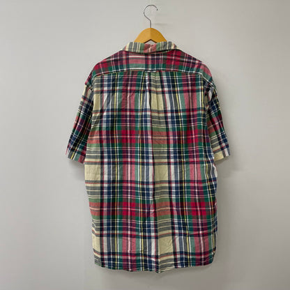 【中古品】【メンズ】 Polo by Ralph Lauren ポロバイラルフローレン CALDWELL S/S OPEN COLLAR SHIRT キャルドウェル ショートスリーブ オープンカラーシャツ 半袖 トップス 147-250701-kk-18-tei サイズ：M カラー：マルチカラー 万代Net店