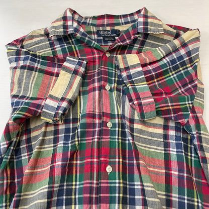 【中古品】【メンズ】 Polo by Ralph Lauren ポロバイラルフローレン CALDWELL S/S OPEN COLLAR SHIRT キャルドウェル ショートスリーブ オープンカラーシャツ 半袖 トップス 147-250701-kk-18-tei サイズ：M カラー：マルチカラー 万代Net店