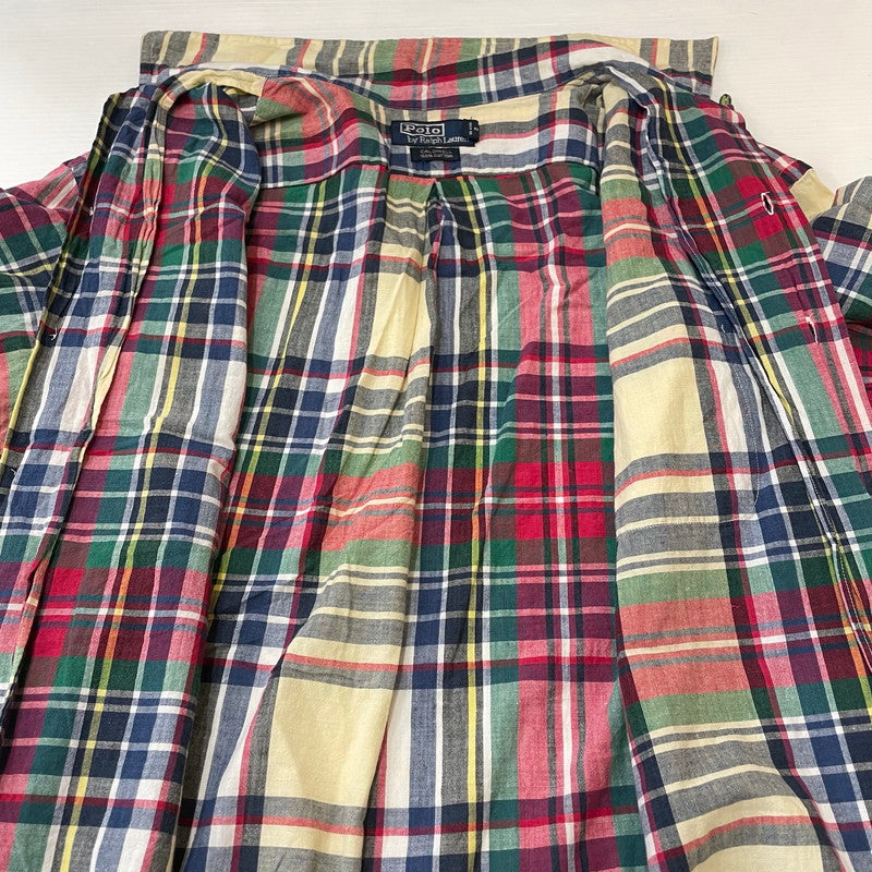 【中古品】【メンズ】 Polo by Ralph Lauren ポロバイラルフローレン CALDWELL S/S OPEN COLLAR SHIRT キャルドウェル ショートスリーブ オープンカラーシャツ 半袖 トップス 147-250701-kk-18-tei サイズ：M カラー：マルチカラー 万代Net店