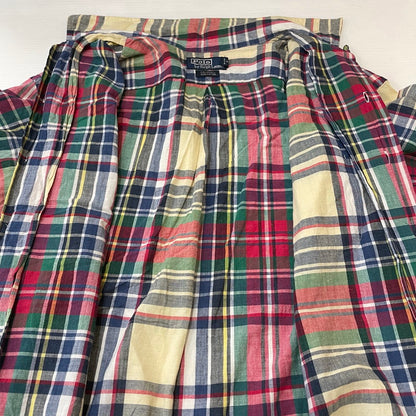 【中古品】【メンズ】 Polo by Ralph Lauren ポロバイラルフローレン CALDWELL S/S OPEN COLLAR SHIRT キャルドウェル ショートスリーブ オープンカラーシャツ 半袖 トップス 147-250701-kk-18-tei サイズ：M カラー：マルチカラー 万代Net店