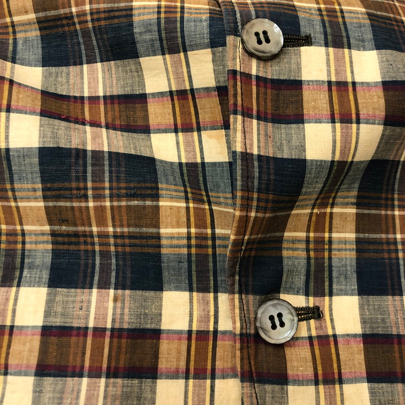 【中古品】【メンズ】 CORTLEY CLOTHES FRANK G.WELLS コートリークローザーズ フランク・ウェルズ 3B CHECK TAILORED JACKET 3B チェック テーラードジャケット トップス 145-250702-kk-20-tei サイズ：表記不明 下記参照 カラー：マルチカラー 万代Net店