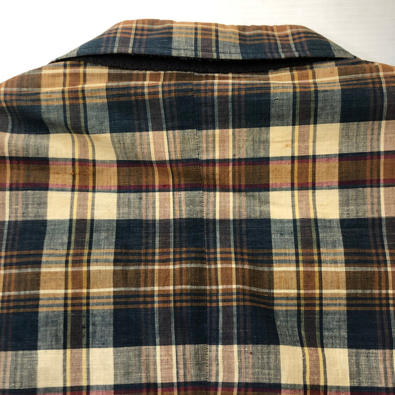 【中古品】【メンズ】 CORTLEY CLOTHES FRANK G.WELLS コートリークローザーズ フランク・ウェルズ 3B CHECK TAILORED JACKET 3B チェック テーラードジャケット トップス 145-250702-kk-20-tei サイズ：表記不明 下記参照 カラー：マルチカラー 万代Net店