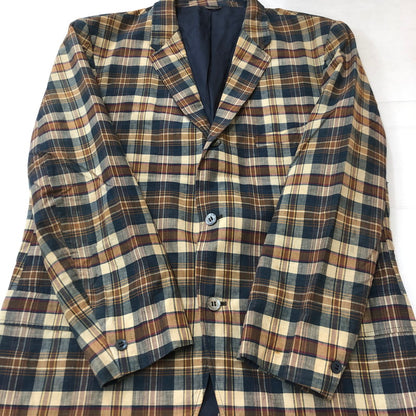 【中古品】【メンズ】 CORTLEY CLOTHES FRANK G.WELLS コートリークローザーズ フランク・ウェルズ 3B CHECK TAILORED JACKET 3B チェック テーラードジャケット トップス 145-250702-kk-20-tei サイズ：表記不明 下記参照 カラー：マルチカラー 万代Net店