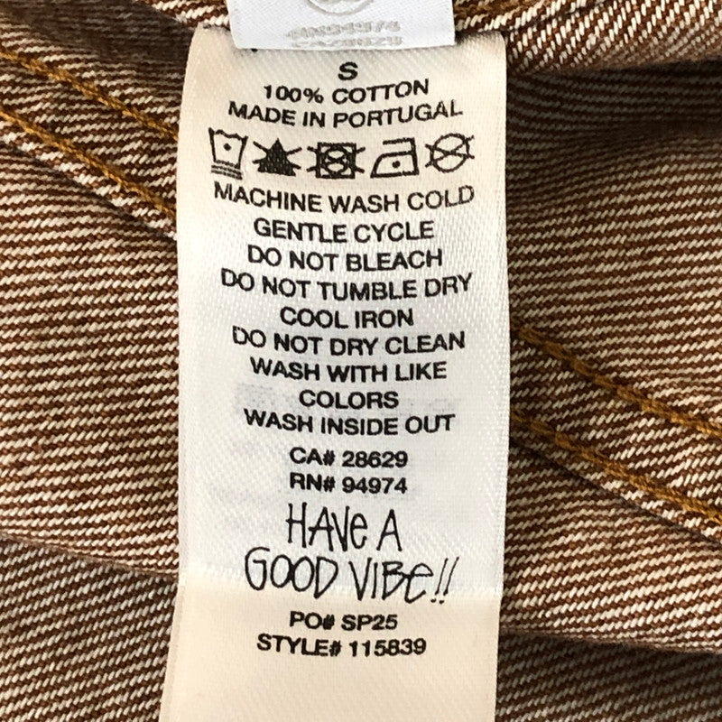 【中古品】【メンズ】 STUSSY ステューシー TRUCKER JACKET DENIM 115839 ビンテージストーンウオッシュ 14.5oz デニム トラッカージャケット ライトアウター 142-250630-kk-11-fuz サイズ：S カラー：ブラウン 万代Net店