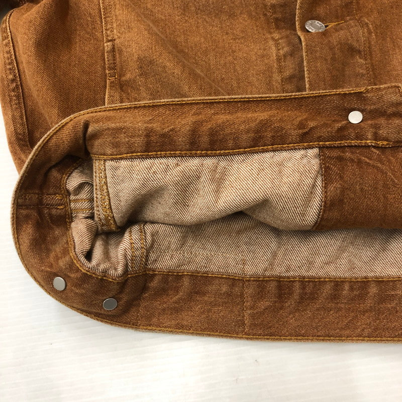 【中古品】【メンズ】 STUSSY ステューシー TRUCKER JACKET DENIM 115839 ビンテージストーンウオッシュ 14.5oz デニム トラッカージャケット ライトアウター 142-250630-kk-11-fuz サイズ：S カラー：ブラウン 万代Net店