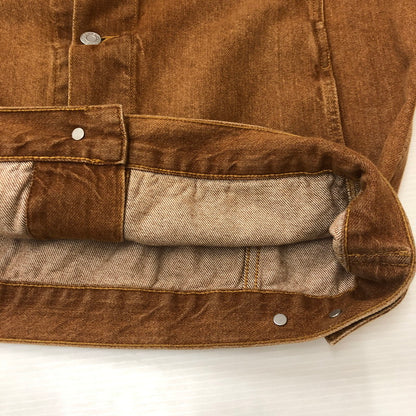 【中古品】【メンズ】 STUSSY ステューシー TRUCKER JACKET DENIM 115839 ビンテージストーンウオッシュ 14.5oz デニム トラッカージャケット ライトアウター 142-250630-kk-11-fuz サイズ：S カラー：ブラウン 万代Net店