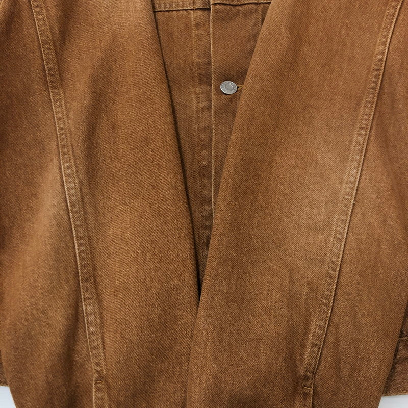 【中古品】【メンズ】 STUSSY ステューシー TRUCKER JACKET DENIM 115839 ビンテージストーンウオッシュ 14.5oz デニム トラッカージャケット ライトアウター 142-250630-kk-11-fuz サイズ：S カラー：ブラウン 万代Net店