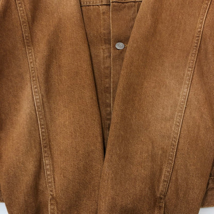 【中古品】【メンズ】 STUSSY ステューシー TRUCKER JACKET DENIM 115839 ビンテージストーンウオッシュ 14.5oz デニム トラッカージャケット ライトアウター 142-250630-kk-11-fuz サイズ：S カラー：ブラウン 万代Net店