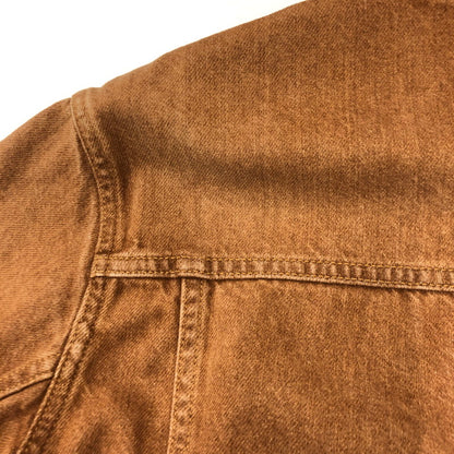 【中古品】【メンズ】 STUSSY ステューシー TRUCKER JACKET DENIM 115839 ビンテージストーンウオッシュ 14.5oz デニム トラッカージャケット ライトアウター 142-250630-kk-11-fuz サイズ：S カラー：ブラウン 万代Net店