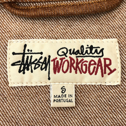 【中古品】【メンズ】 STUSSY ステューシー TRUCKER JACKET DENIM 115839 ビンテージストーンウオッシュ 14.5oz デニム トラッカージャケット ライトアウター 142-250630-kk-11-fuz サイズ：S カラー：ブラウン 万代Net店