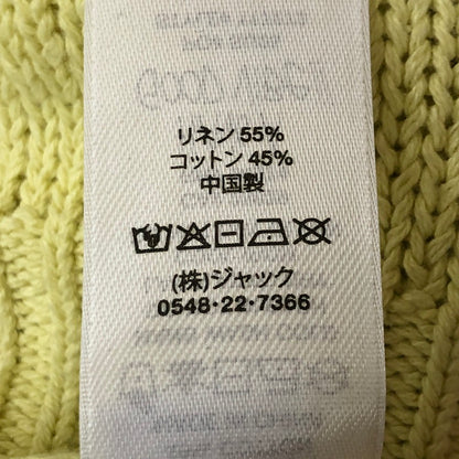 【中古品】【メンズ】 STUSSY ステューシー SURF TEAM SWEATER 117273 リネンコットンブレンドニット クラシックフィットセーター トップス 142-250630-kk-16-fuz サイズ：M カラー：Faded Lime 万代Net店