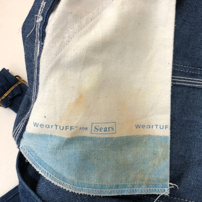 【中古品】【メンズ】 SEARS ROEBUCKS シアーズ ローバックス 80's DENIM OVERALL VINTAGE 80年代 デニム オーバーオール ボトムス パンツ USA製 ヴィンテージ 156-260801-kk-22-hon サイズ：表記なし カラー：インディゴ 万代Net店
