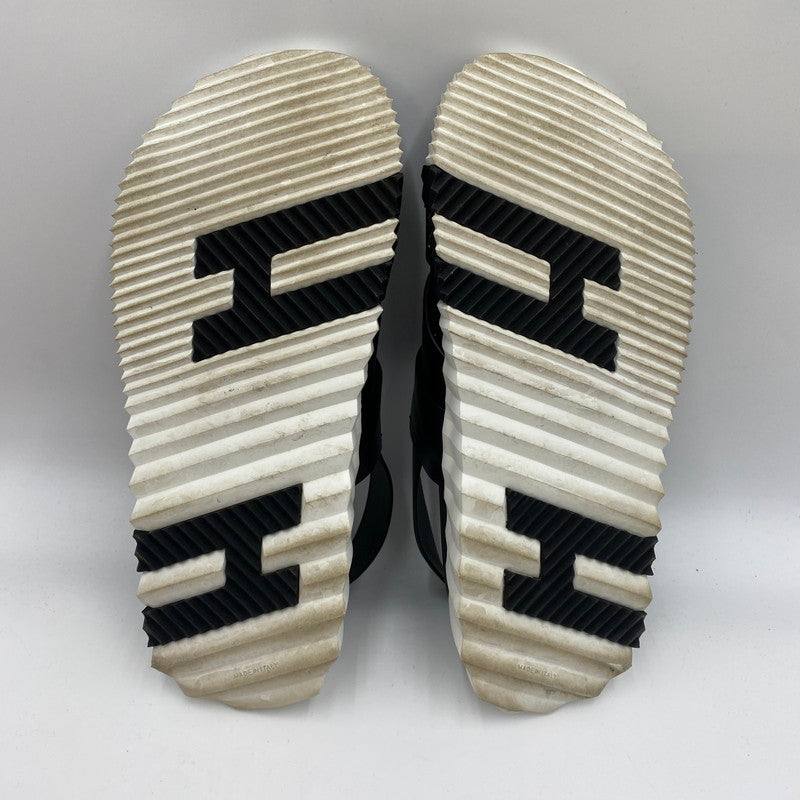 【中古品】【メンズ】 HERMES エルメス 22AW エレクトリック レザー バックストラップ サンダル RS222860ZH4102302 靴 183-250630-KS-02-tei サイズ：41 カラー：ブラック 万代Net店