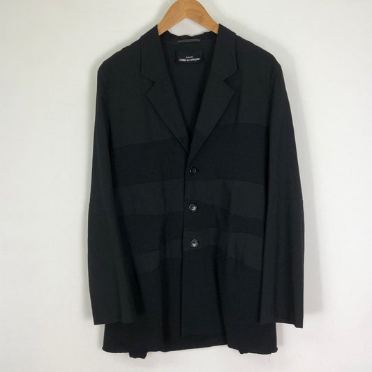 【現状渡し品】【メンズ】 tricot COMME des GARCONS トリココムデギャルソン 90's PATCHWORK JACKET TJ-040010 90年代 パッチワーク ジャケット ライトアウター 140-251126-ks-03-tei サイズ：- カラー：ブラック 万代Net店