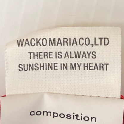 【中古品】【メンズ】 WACKO MARIA ワコマリア × NECKFACE ネックフェイス 別注 コラボ 20SS S/S HAWAIIAN SHIRT (NECKFACE-WM-HI08) ショートスリーブ ハワイアンシャツ 半袖 トップス アロハシャツ 140-250702-kk-02-tei サイズ：M カラー：レッド 万代Net店