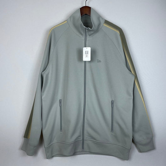 【中古品】【メンズ】 NEW ERA ニューエラ PA TRICOT TRACK JACKET 13755329 トリコ トラックジャケット ジャージ 147-251229-yo-09-tei サイズ：XL カラー：グレー 万代Net店