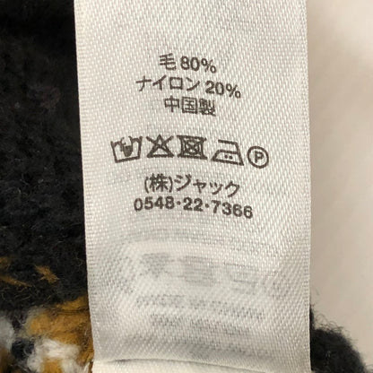 【中古品】【メンズ】 ステューシー ROLL NECK FAIRISLE SWEATER 117251 ロール ネック フェアアイル セーター トップス ニット 142-250704-KS-09-teih サイズ：M カラー：ブラック 万代Net店