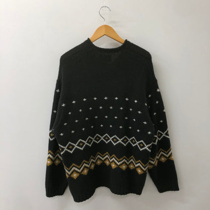 【中古品】【メンズ】 ステューシー ROLL NECK FAIRISLE SWEATER 117251 ロール ネック フェアアイル セーター トップス ニット 142-250704-KS-09-teih サイズ：M カラー：ブラック 万代Net店