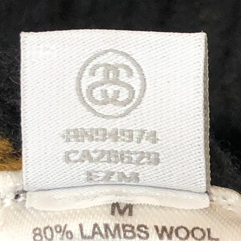 【中古品】【メンズ】 ステューシー ROLL NECK FAIRISLE SWEATER 117251 ロール ネック フェアアイル セーター トップス ニット 142-250704-KS-09-teih サイズ：M カラー：ブラック 万代Net店