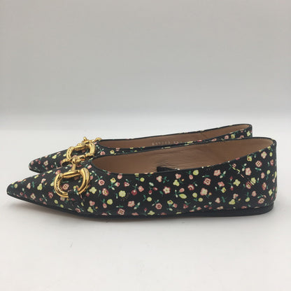 【中古品】【レディース】 GUCCI グッチ LIBERTY FLORAL BALLET 639272 リヴァティー フローラル バレット 靴 パンプス 183-250702-KS-03-tei サイズ：34 1/2 カラー：ブラック 万代Net店