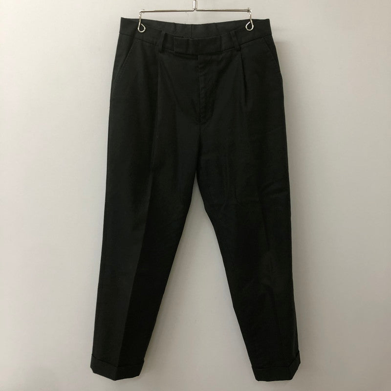 【現状渡し品】【メンズ】 WACKO MARIA ワコマリア 22SS UNCON PLEATED TROUSERS アンコン プリーツ トラウザーズ ボトムス パンツ スラックス 151-250704-KS-20-tei サイズ：M カラー：ブラック 万代Net店