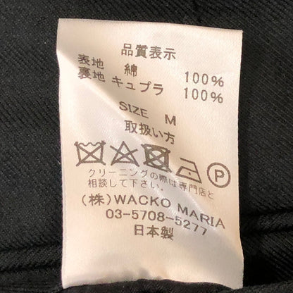 【現状渡し品】【メンズ】 WACKO MARIA ワコマリア 22SS UNCON PLEATED TROUSERS アンコン プリーツ トラウザーズ ボトムス パンツ スラックス 151-250704-KS-20-tei サイズ：M カラー：ブラック 万代Net店