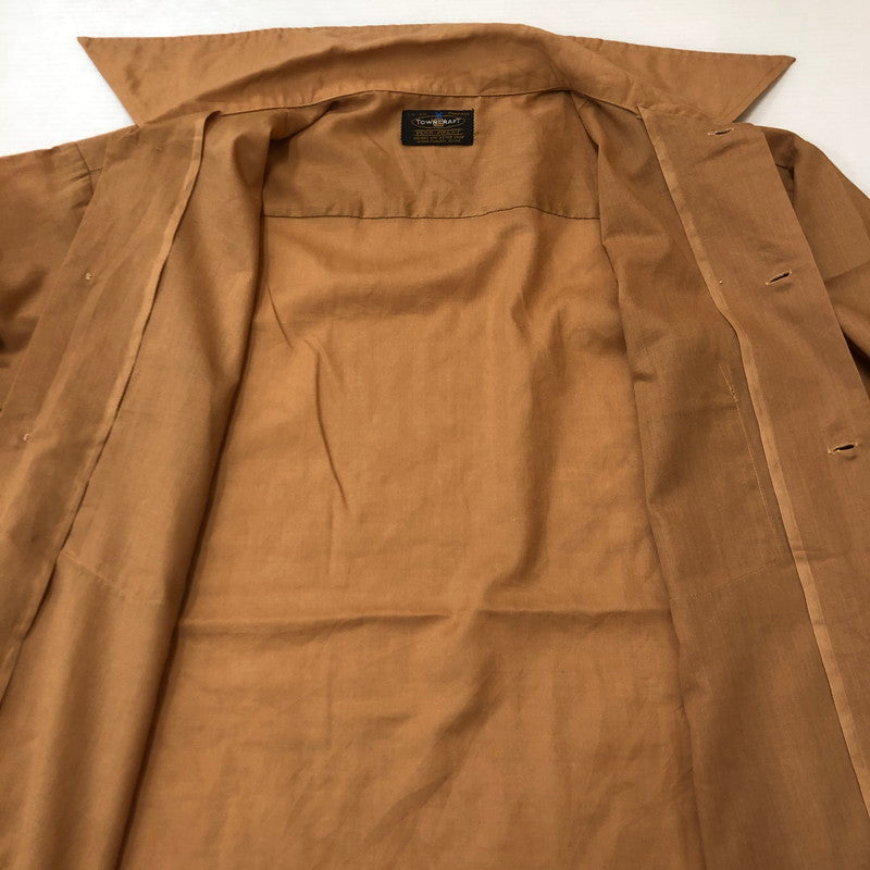 【中古品】【メンズ】 PENNEY’S ペニーズ 70’s TOWNCRAFT S/S SHIRTS VINTAGE 70年代 タウンクラフト ショートスリーブ シャツ 半袖 トップス ヴィンテージ 145-250708-yo-22-tei サイズ：L カラー：ライトブラウン 万代Net店