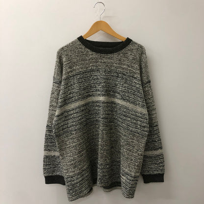 【中古品】【メンズ】 Levi's リーバイス 90’s RIB COLOR KNIT 90年代 リブ カラー ニット 長袖 トップス 145-250708-yo-15-tei サイズ：L カラー：グレー 万代Net店