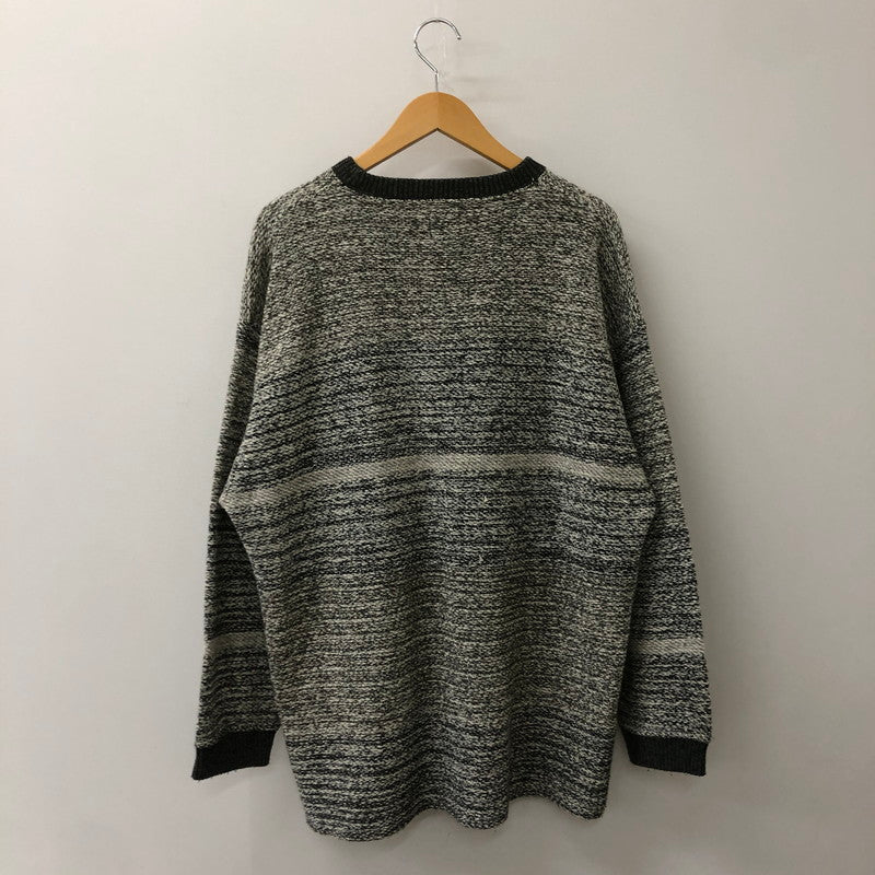 【中古品】【メンズ】 Levi's リーバイス 90’s RIB COLOR KNIT 90年代 リブ カラー ニット 長袖 トップス 145-250708-yo-15-tei サイズ：L カラー：グレー 万代Net店