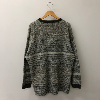 【中古品】【メンズ】 Levi's リーバイス 90’s RIB COLOR KNIT 90年代 リブ カラー ニット 長袖 トップス 145-250708-yo-15-tei サイズ：L カラー：グレー 万代Net店