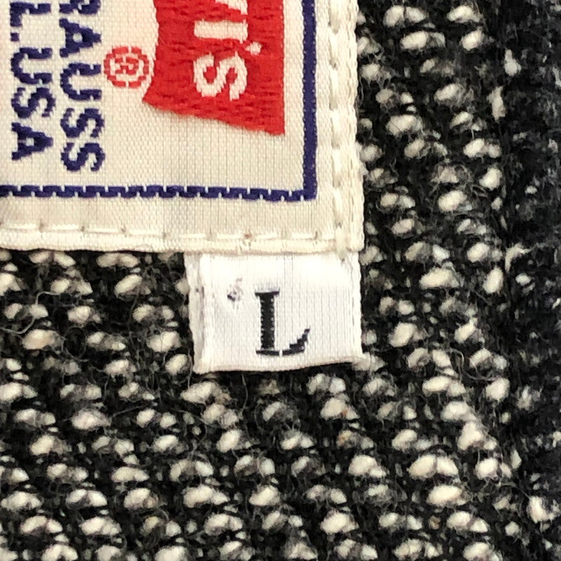 【中古品】【メンズ】 Levi's リーバイス 90’s RIB COLOR KNIT 90年代 リブ カラー ニット 長袖 トップス 145-250708-yo-15-tei サイズ：L カラー：グレー 万代Net店