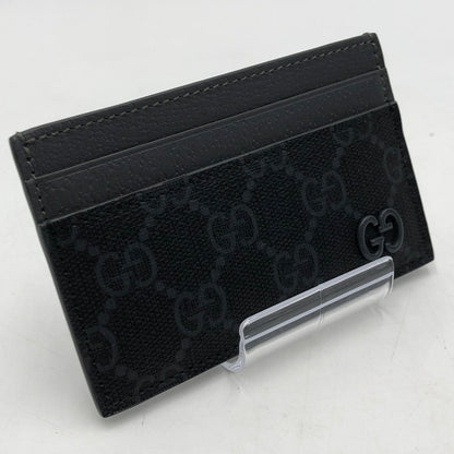 【中古品】【メンズ】 GUCCI グッチ TWO TONE GG CARD CASE 768248 バイカラー GG カードケース 名刺入れ レザー 181-251106-ts-20-tei カラー：ブラック 万代Net店