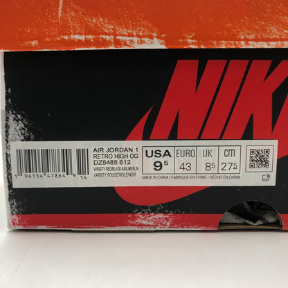 【中古品】【メンズ】 NIKE ナイキ 22AW AIR JORDAN 1 HIGH OG DZ5485-612 エアジョーダン 1 ハイ オリジナル スニーカー 靴 160-250727-KS-04-tei カラー：VARSITY RED 万代Net店
