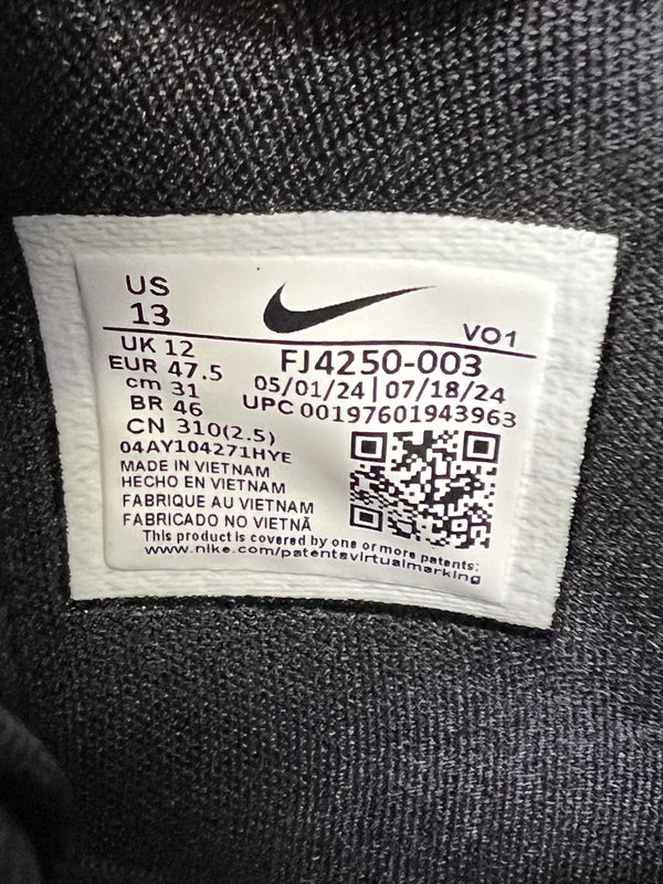 【中古美品】【メンズ】 NIKE ナイキ FJ4250-003 BOOK 1 EP 靴 シューズ スニーカー 160-260924-AS-24-hon サイズ：31cm US13 カラー：BLACK/BLACK-WHITE-CLAY ORANGE 万代Net店