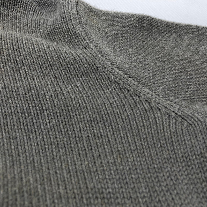 【中古品】【メンズ】 POLO RALPH LAUREN ポロ ラルフ ローレン 90's SHAWL COLLAR KNIT 90年代 ショール カラー ニット 長袖 トップス 147-260805-sa-12-tei サイズ：L カラー：グレー 万代Net店