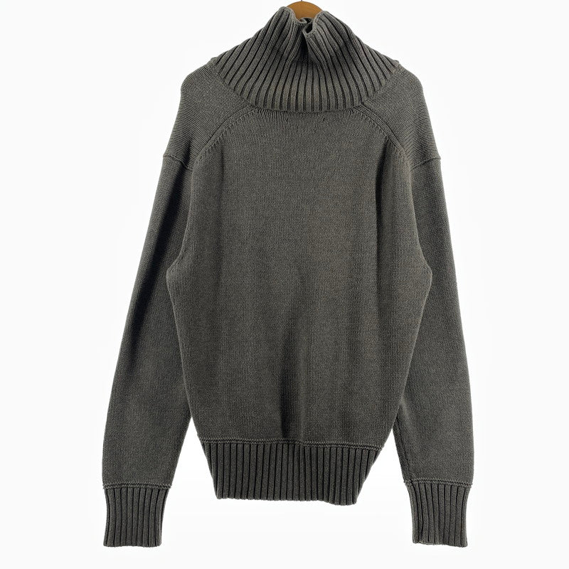 【中古品】【メンズ】 POLO RALPH LAUREN ポロ ラルフ ローレン 90's SHAWL COLLAR KNIT 90年代 ショール カラー ニット 長袖 トップス 147-260805-sa-12-tei サイズ：L カラー：グレー 万代Net店